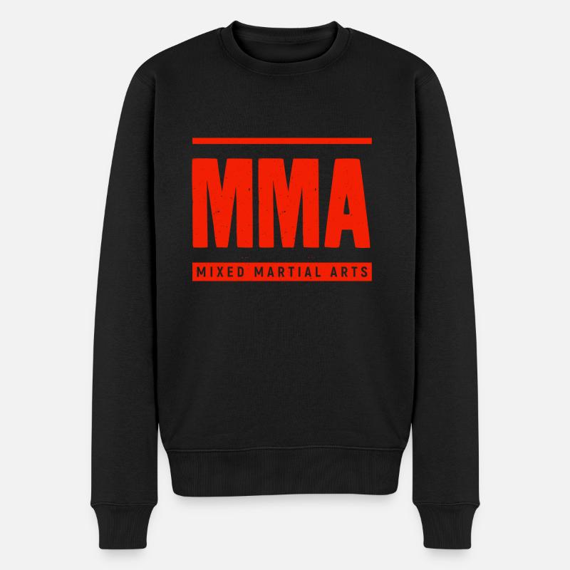 MMA Mixed Martial Arts - Männer Premium Bio Pullover - Schwarz