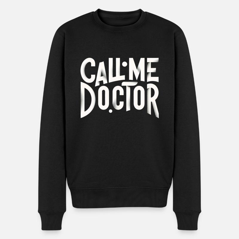 Appelez-moi Docteur 27 - Pull Premium bio Homme - noir