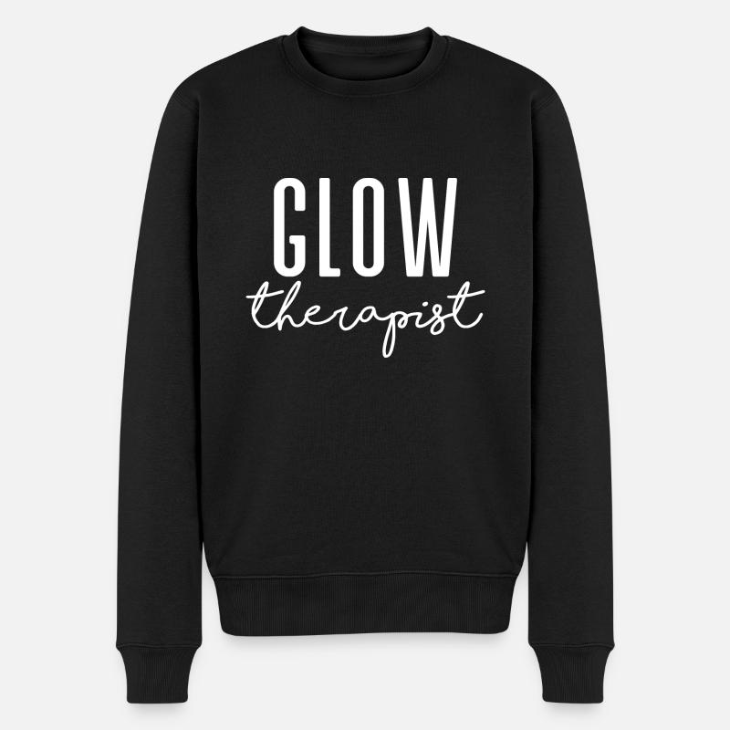 Thérapeute Glow - Pull Premium bio Homme - noir