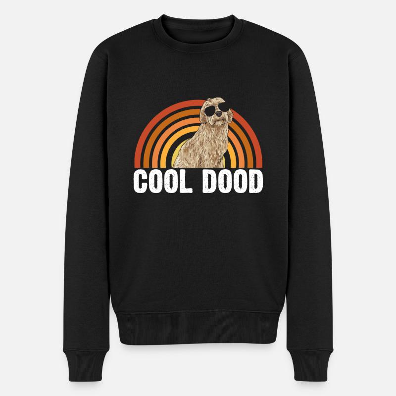 Labradoodle Hund - Männer Premium Bio Pullover - Schwarz