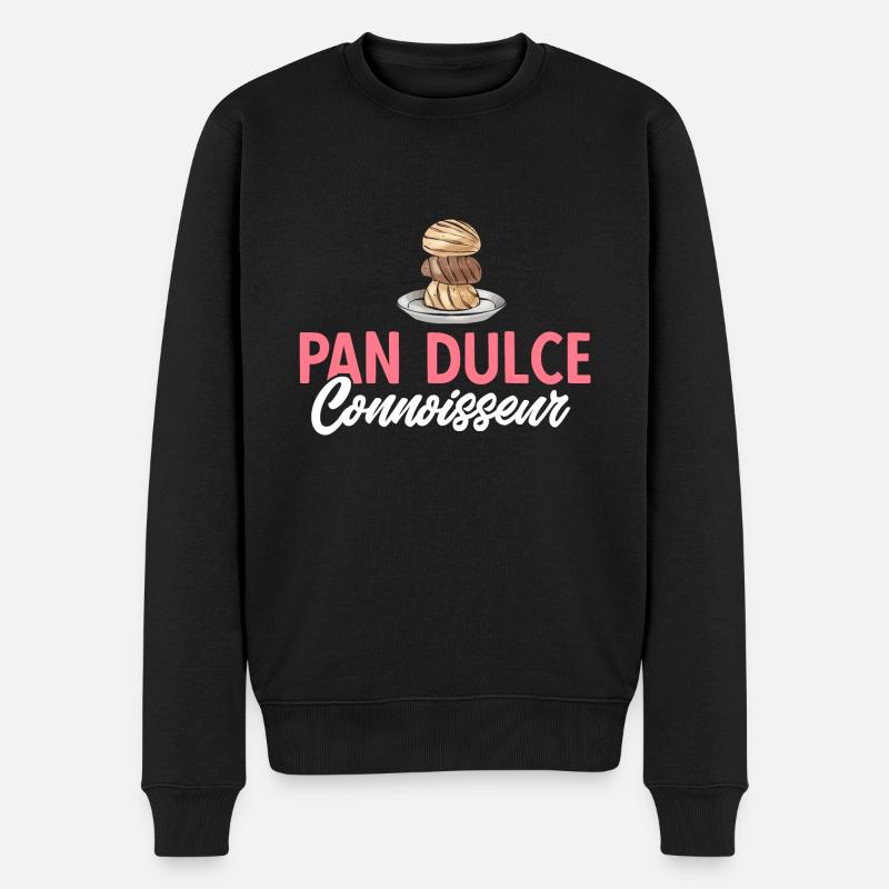Concha Hispanic Mexikanisch Pan Dulce - Männer Premium Bio Pullover - Schwarz