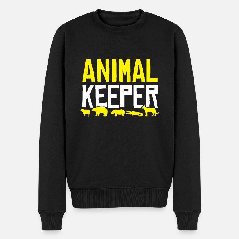 Animal de garde - Pull Premium bio Homme - noir