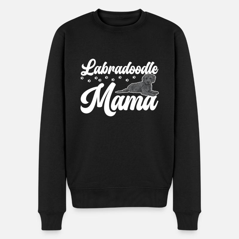 Labradoodle Chien - Pull Premium bio Homme - noir