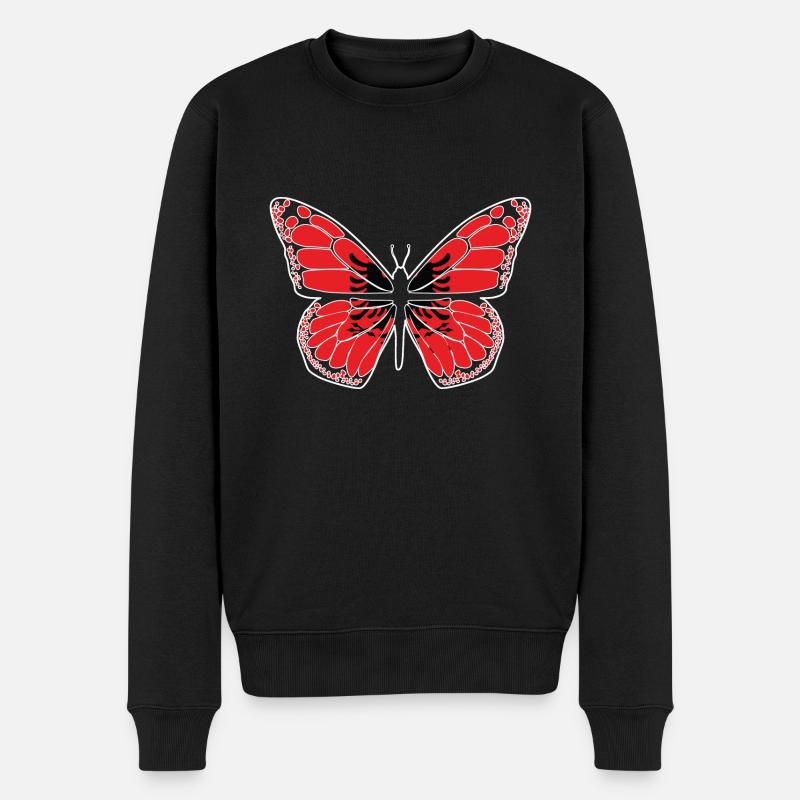 Drapeau albanais Aigle albanais Shqiponja - Pull Premium bio Homme - noir