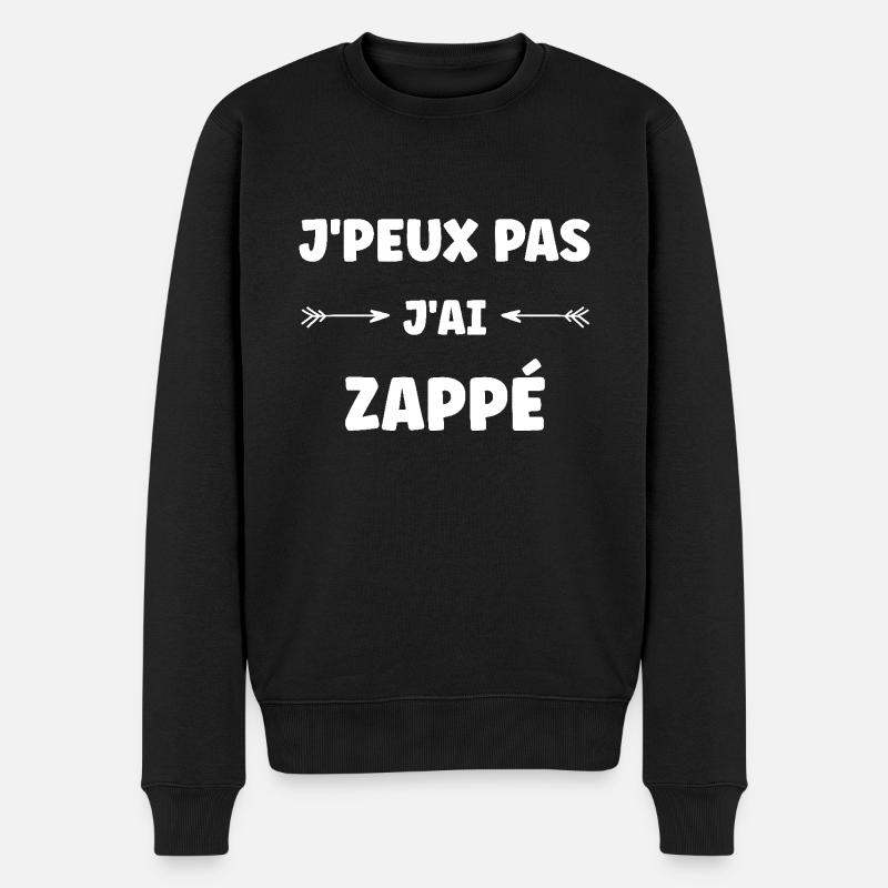 zappé - Pull Premium bio Homme - noir