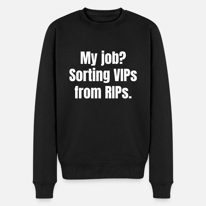 Bouncers and security - Men's Premium Organic Jumper - black