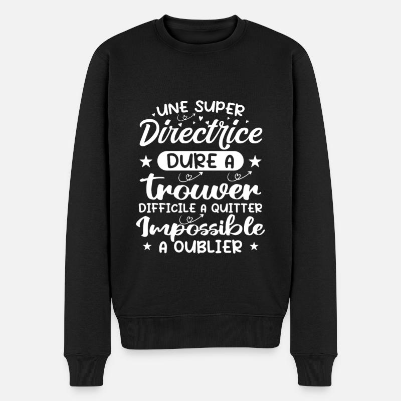 Ein Super-Regisseur - Hauptgeschenk - Männer Premium Bio Pullover - Schwarz