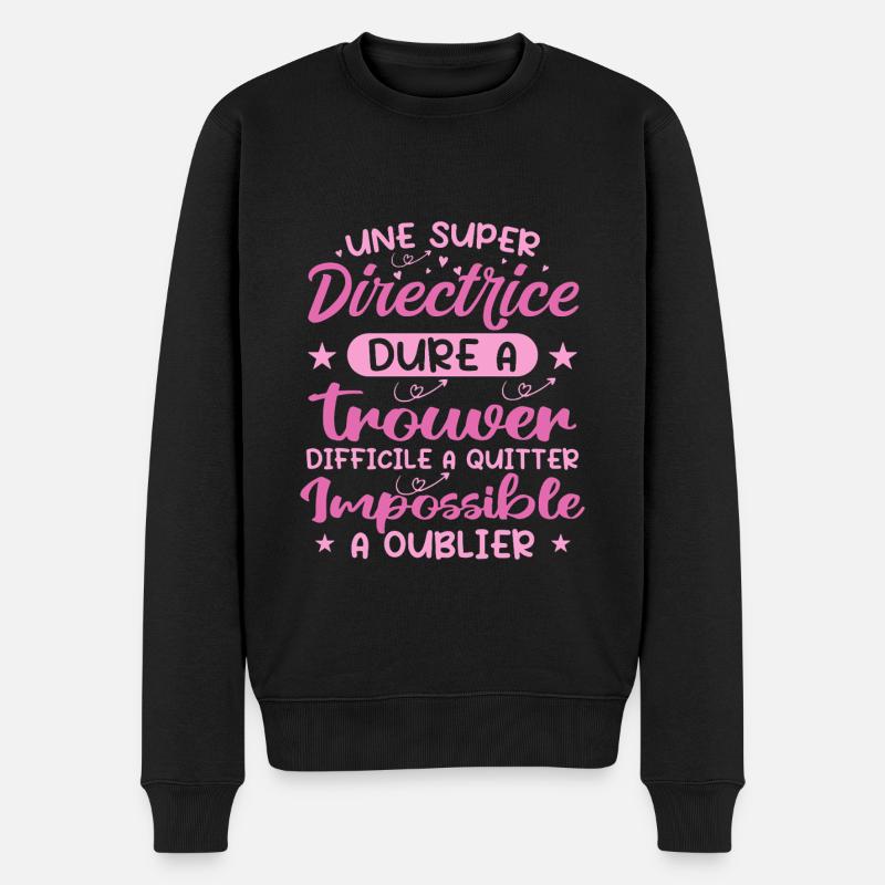 Ein Super-Regisseur - Hauptgeschenk - Männer Premium Bio Pullover - Schwarz
