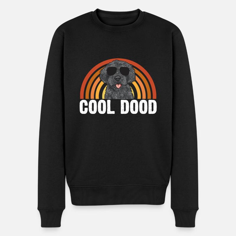 Labradoodle Chien - Pull Premium bio Homme - noir