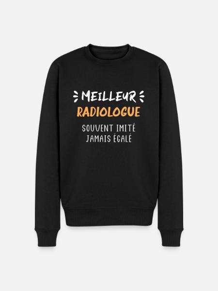 radiologue - Pull Premium bio Homme - noir