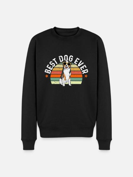 Miniature Australian Shepherd - Men's Premium Organic Jumper - black