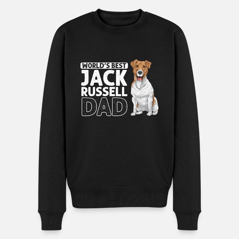 Jack Russell Terrier - Pull Premium bio Homme - noir