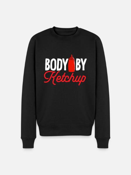 Ketchup Tomato ketchup - Men's Premium Organic Jumper - black
