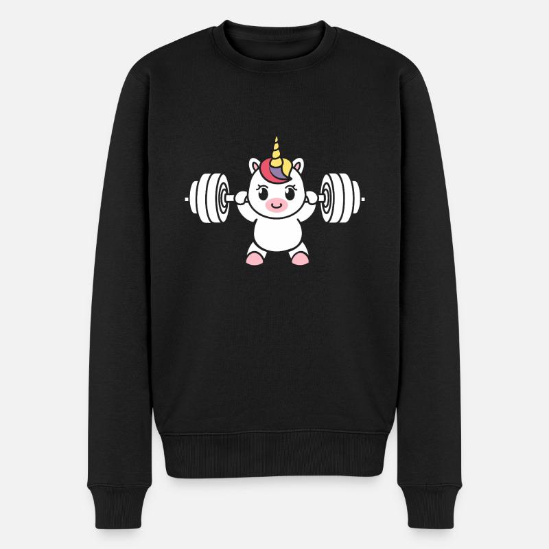 Humour musculation - Pull Premium bio Homme - noir