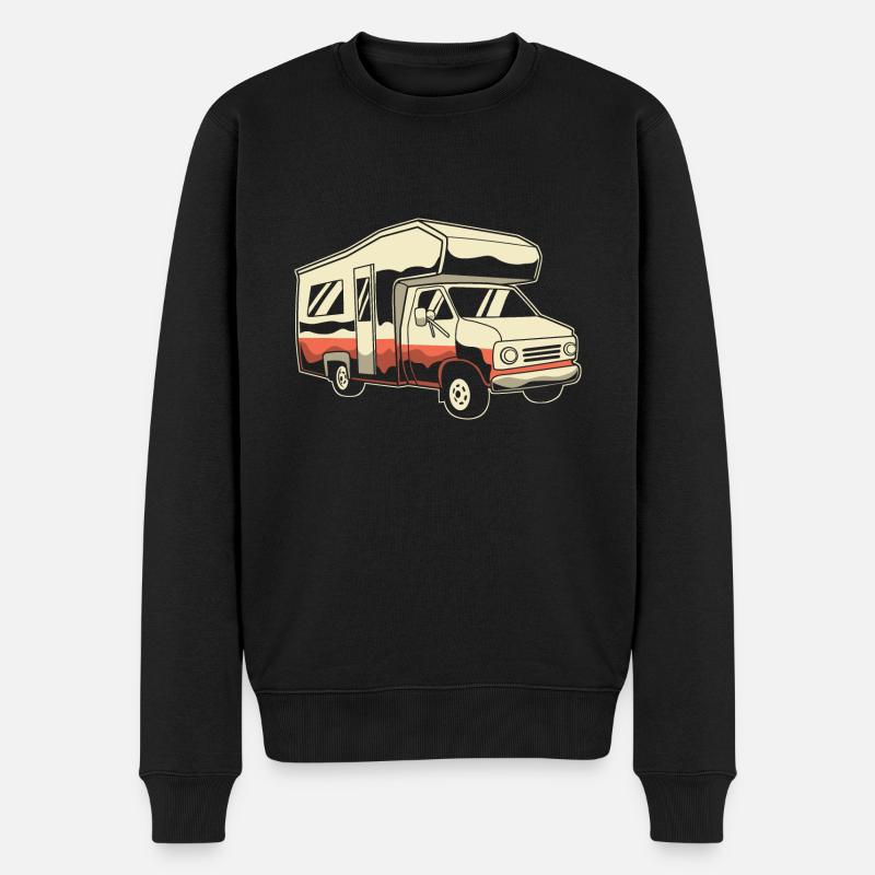 Caravane Camping-car Caravan Camper - Pull Premium bio Homme - noir