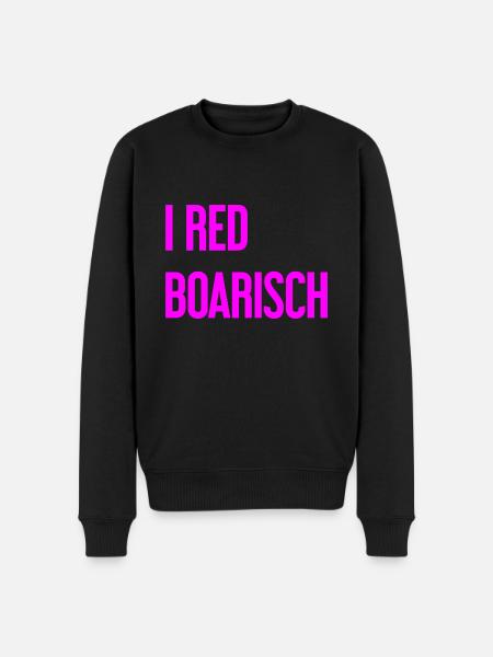 I red boarisch - Men's Premium Organic Jumper - black