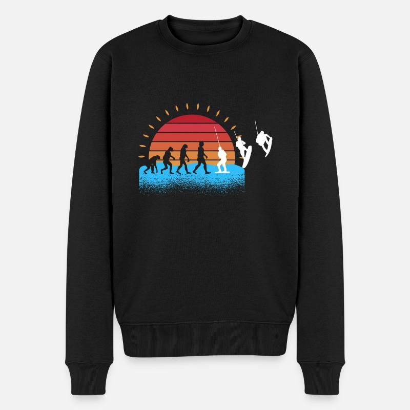 Evolution Wakeboarder Wakeboard Wakeboarding - Pull Premium bio Homme - noir