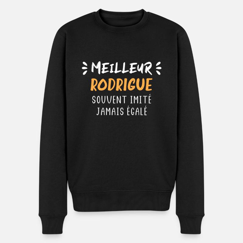 Souvent imité meilleur RODRIGUE - Pull Premium bio Homme - noir
