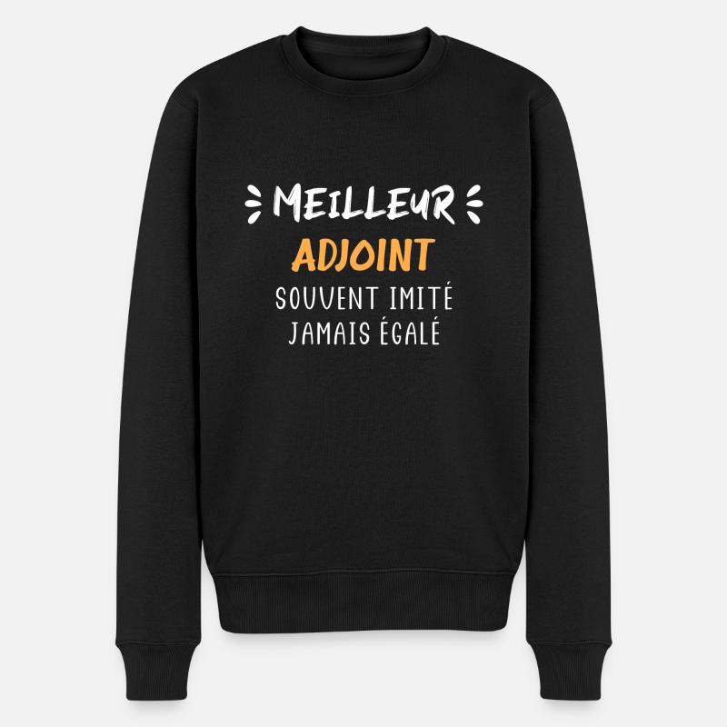 Meilleur adjoint - Pull Premium bio Homme - noir