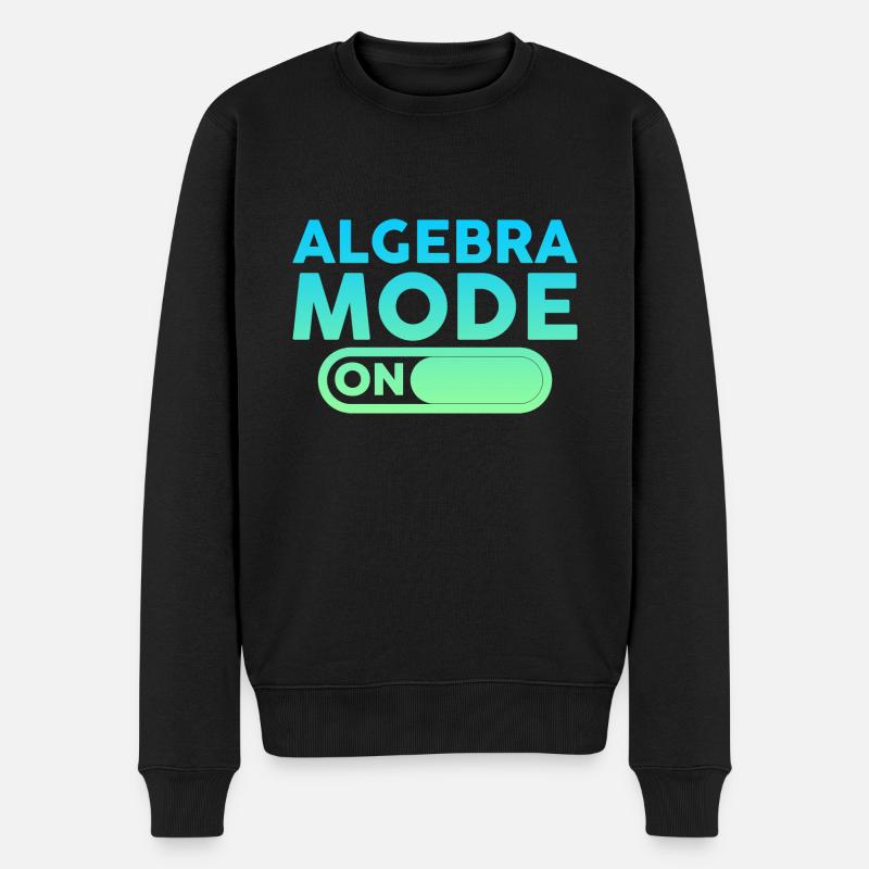 Algebra Mode On 4 - Männer Premium Bio Pullover - Schwarz
