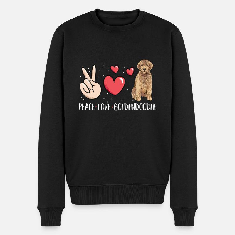 Goldendoodle Doodle Chien - Pull Premium bio Homme - noir