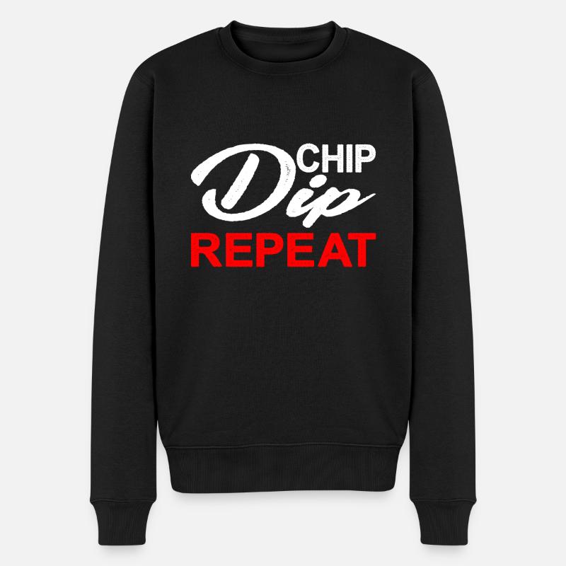Chip Dip Repeat 8 - Pull Premium bio Homme - noir