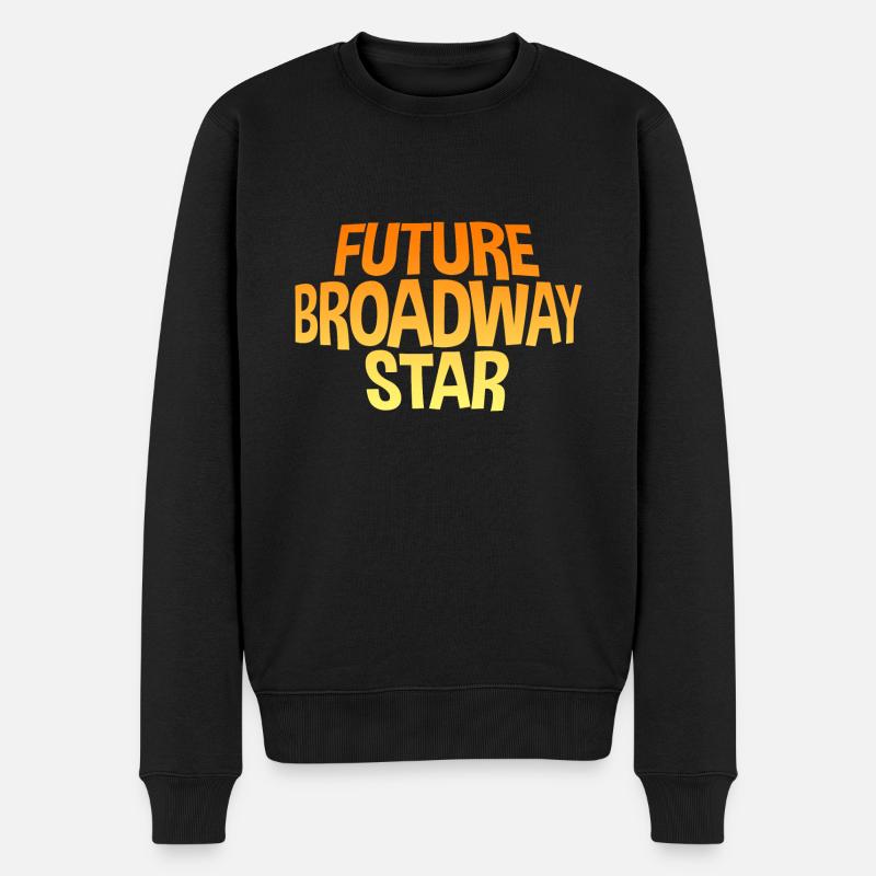 Future Broadway Star - Männer Premium Bio Pullover - Schwarz
