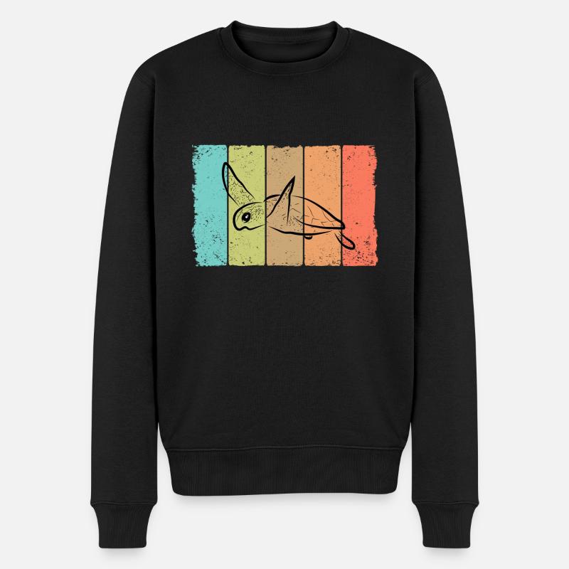 Turtle turtle - Men's Premium Organic Jumper - black