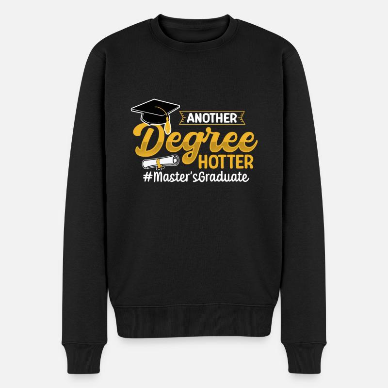 Master's Degree Studium Master Abschluss - Männer Premium Bio Pullover - Schwarz