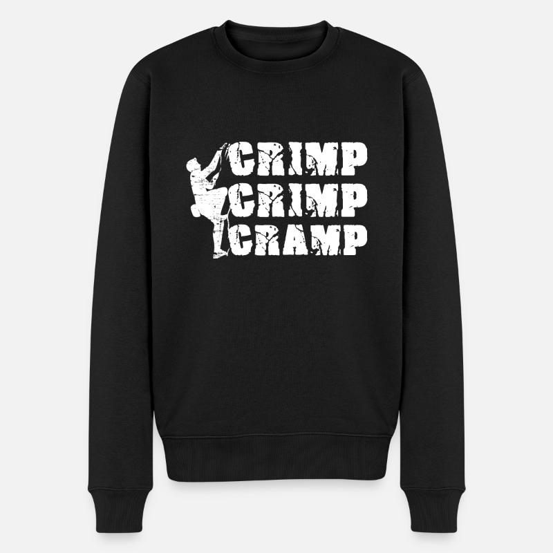Escalade Alpinisme Grimpeurs - Pull Premium bio Homme - noir