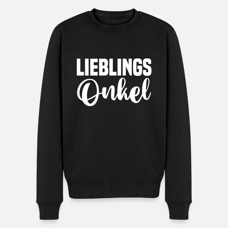 Patenonkel Onkel - Männer Premium Bio Pullover - Schwarz