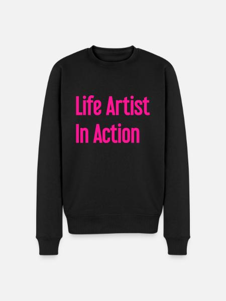 Artists of life in action - Men's Premium Organic Jumper - black