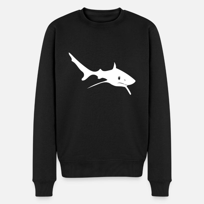 Requins - Pull Premium bio Homme - noir