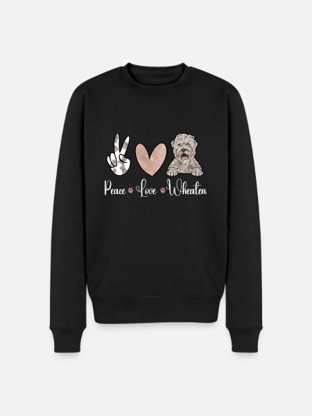 Terrier irlandais à enrobage doux - Pull Premium bio Homme - noir