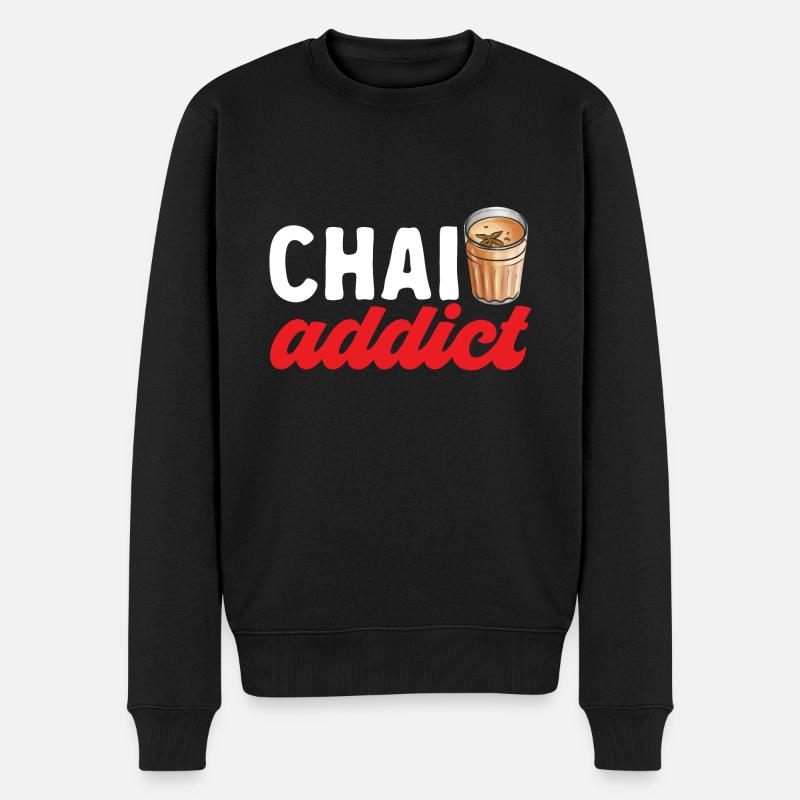 Thé Chai Masala Chai - Pull Premium bio Homme - noir