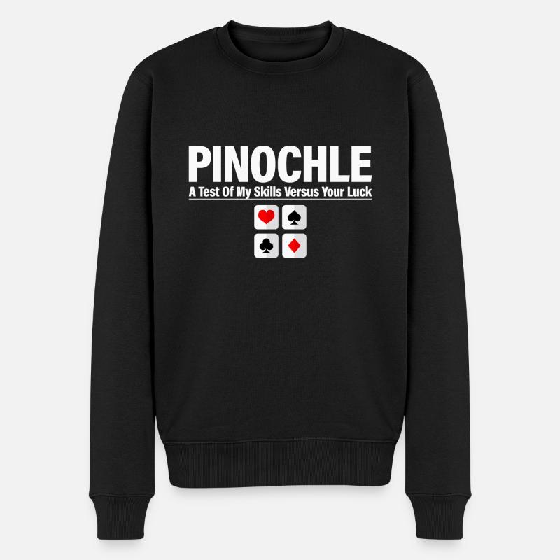 A Test Of My Skills Versus Your Luck 4 - Männer Premium Bio Pullover - Schwarz
