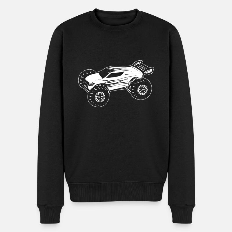 RC Car Ferngesteuertes Auto - Männer Premium Bio Pullover - Schwarz
