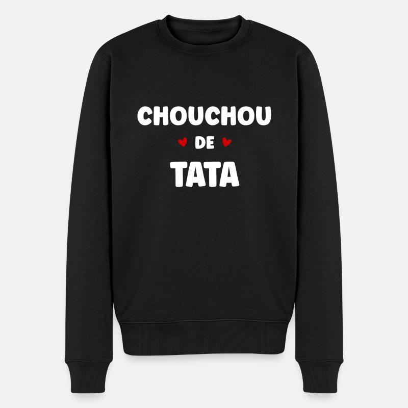 chouchou de tata - Pull Premium bio Homme - noir
