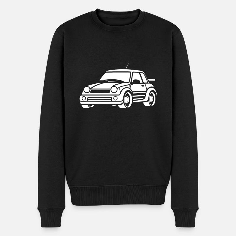 Rallye-Fahrzeug - Männer Premium Bio Pullover - Schwarz