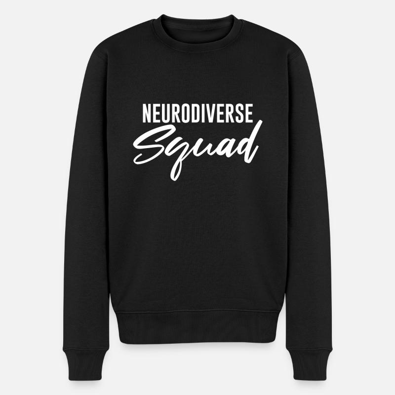 Escouade Neurodiverse - Pull Premium bio Homme - noir