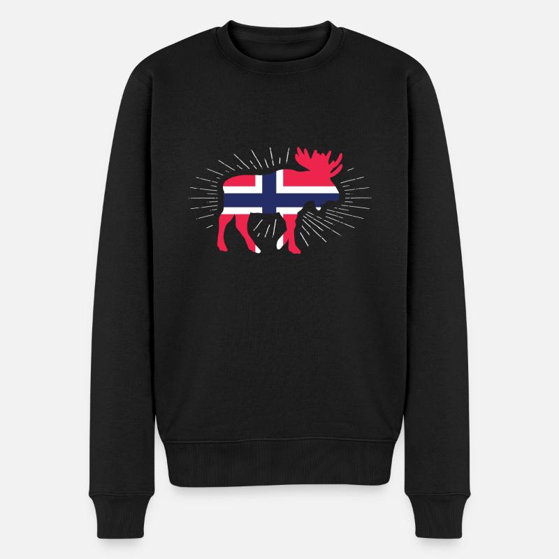 Norvège - Pull Premium bio Homme - noir