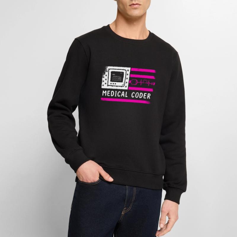 Medical Coder Coding Specialist Men's Premium Organic Jumper