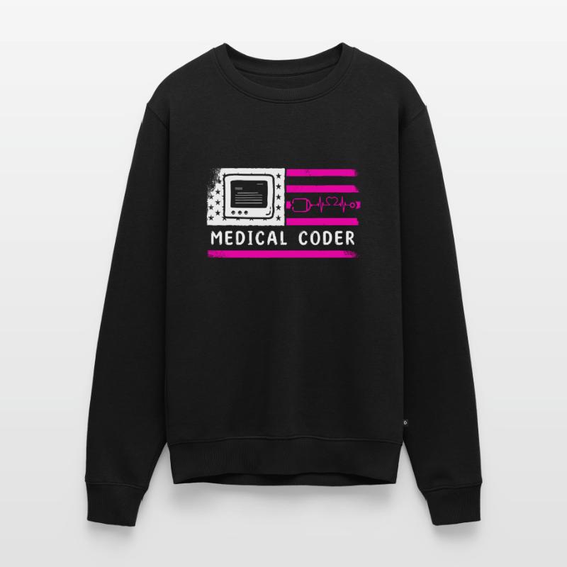 Medical Coder Coding Specialist Men's Premium Organic Jumper