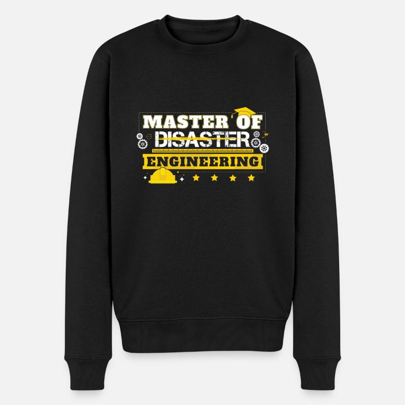 Master Of Engineering Promotion Absolventen - Männer Premium Bio Pullover - Schwarz