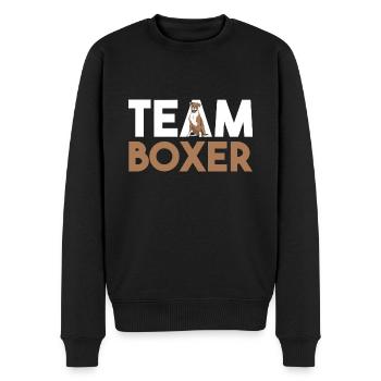 Boxer pour chien - Pull Premium bio Homme - noir - Devant - Nico (187cm)