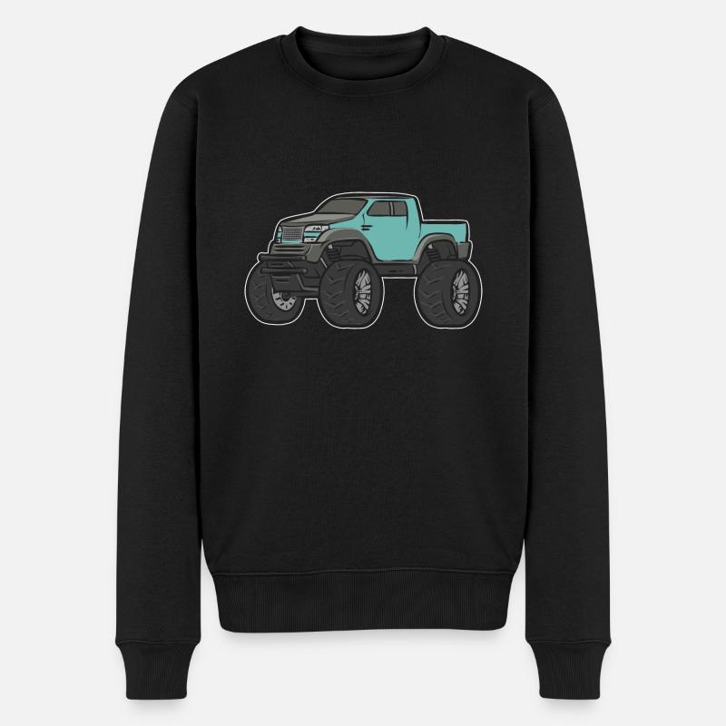 RC Car Ferngesteuertes Auto - Männer Premium Bio Pullover - Schwarz