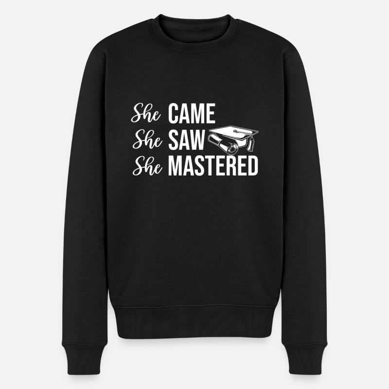 Master's Degree Studies Master's Degree - Men's Premium Organic Jumper - black