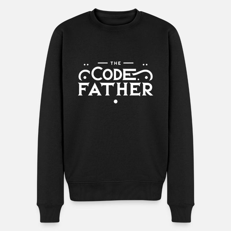 The Codefather 4 - Männer Premium Bio Pullover - Schwarz