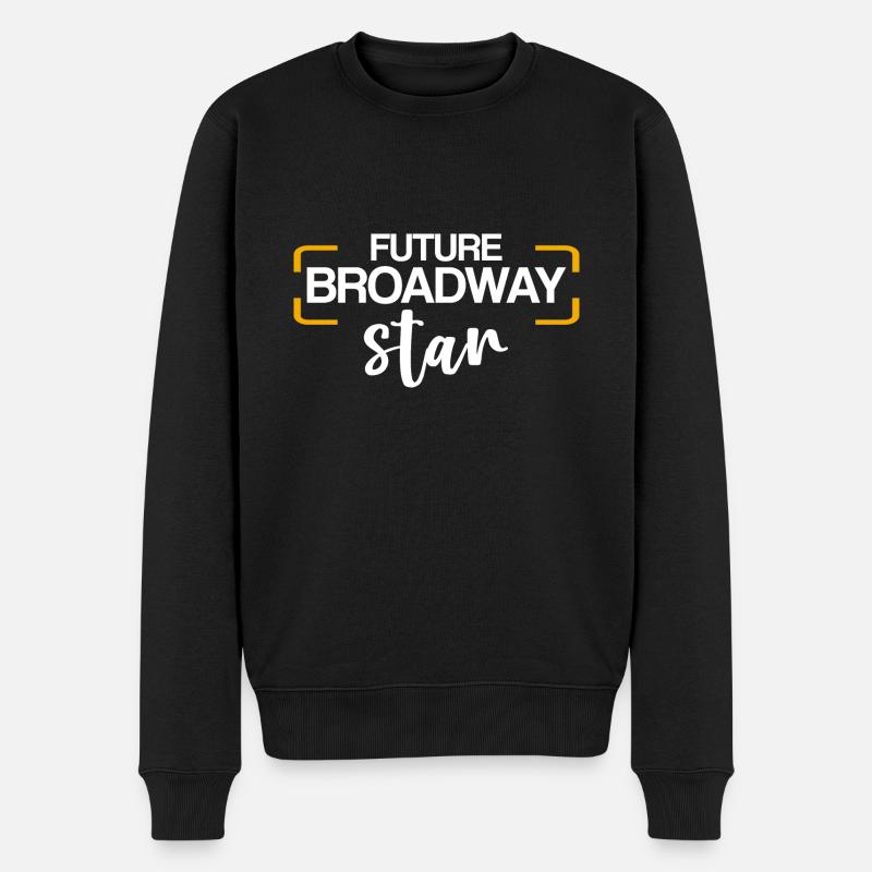 Future Broadway Star 4 - Männer Premium Bio Pullover - Schwarz