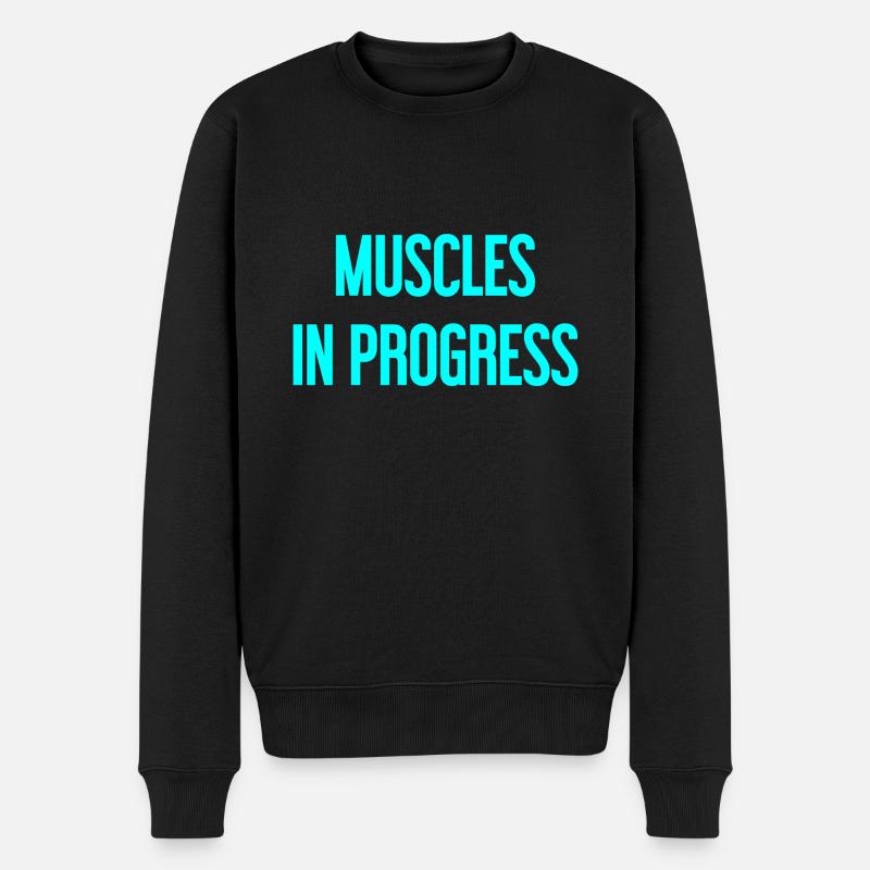 Muscles en progression - Pull Premium bio Homme - noir